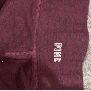 Burgundy pink leggings